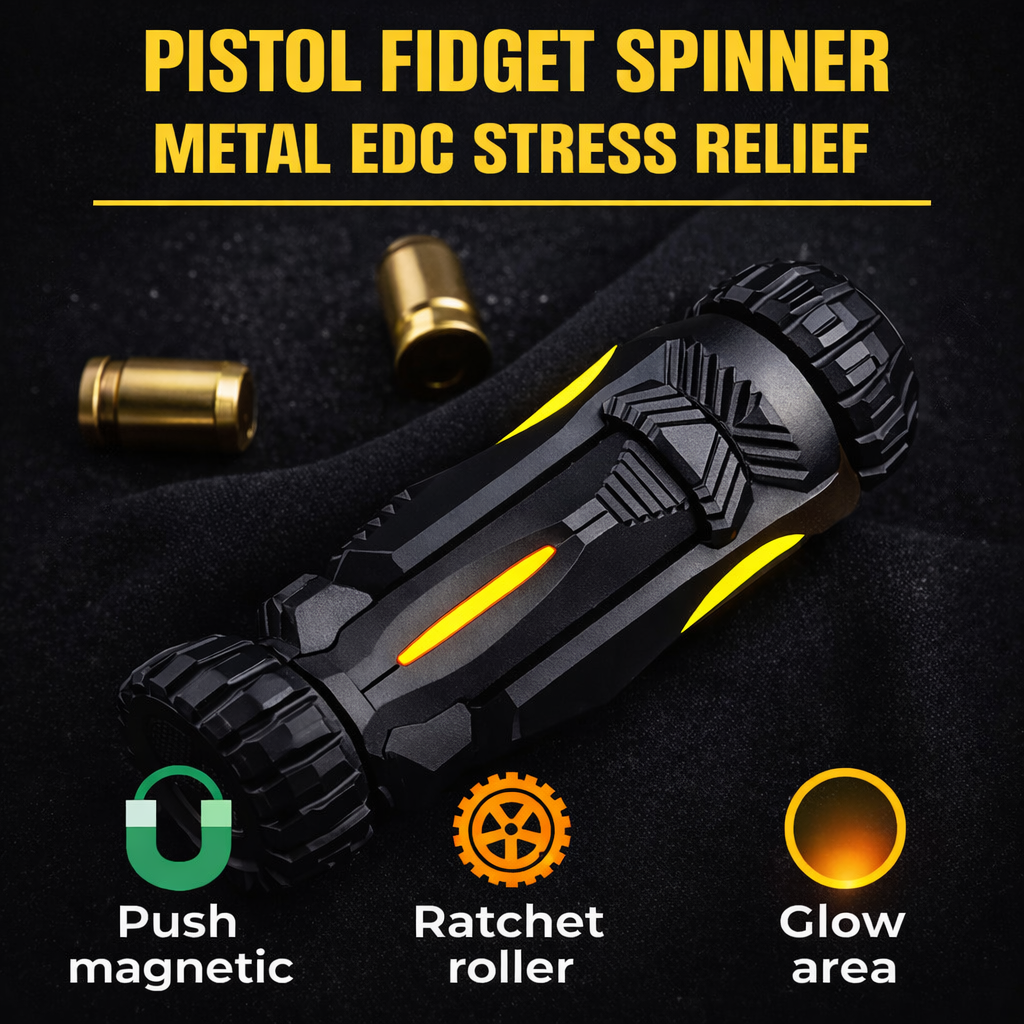 Metal EDC Fidget Gun Stress Relief
